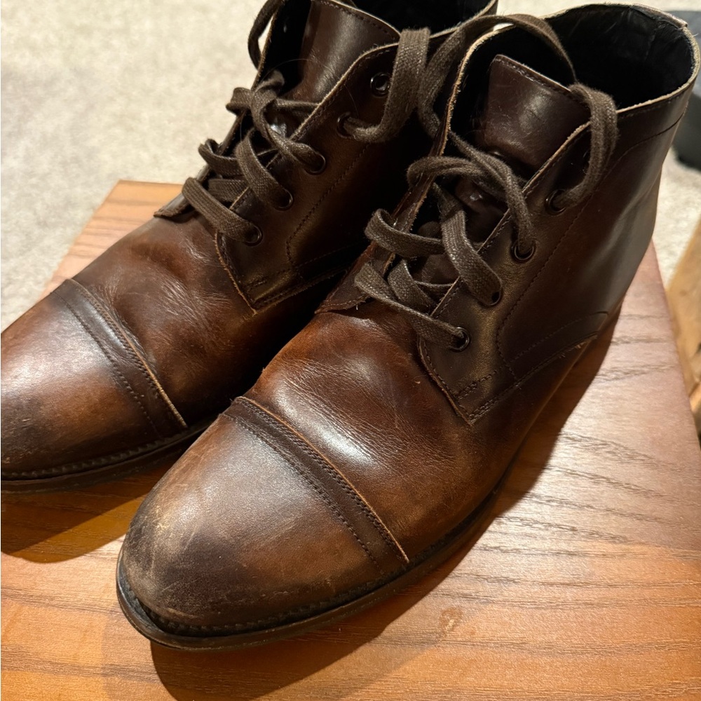 Thursday Boot Company Dark Brown Leather Boots - Picture 4 of 7